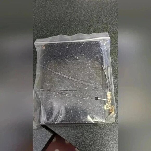 Small Wallet for Women Bifold Slim Keychain Wallet (New) (Black) - Picture 6 of 9